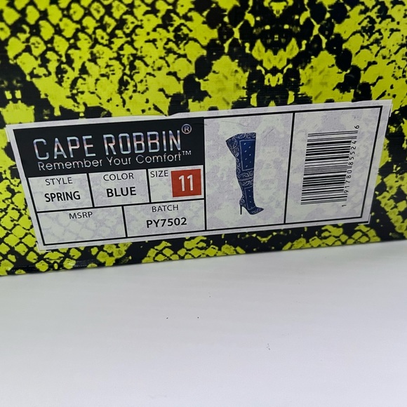 Cape Robbin Spring Blue Heels - Picture 4 of 6